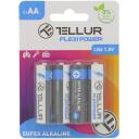 Tellur Flexi Power akumulators TLL158561, 1,5V, Universāls, 4 gab./kom., īpa&scaron;i sārmains