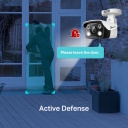 TP-Link VIGI C340 lauko IP stebėjimo kamera Full-Color 24/7 4 MP H.265 IP67 dvikryptis garsas VIGIC340 (2.8 mm) Balta