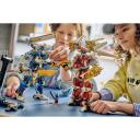 Lego NINJAGO 71870 Dvyniai Titanų Mekai, 1707 elementai, 3 figūrėlės, 12+ metų