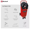 Gaisa kompresors TC-AC 240/50/10 OF, EINHELL, 4010393, 50L tvertne, bez eļļas, 10 bar darba spiediens