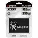 Kingston KC600 SKC600/256G, 256 GB, 2.5", SATA, 550 MB/s, 500 MB/s, 3D NAND tehnoloogia, eDrive, Silicon Motion SM2259 kontroller