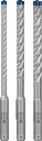 SDS-plus-7X  3 urbj.kompl 6/8/10 mm, Perforatora urbjiem EXPERT SDS PLUS-7X TRIECIENURBJU PERFORATORIEM KOMPLEKTS, 2608900196, BOSCH