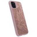 Woodcessories Bumper Case iPhone 11 Pro STO060, 5.8'', sarkans, akmens, silikona rāmis, induktīvā uzlāde