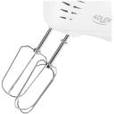 Adler | Mixer | AD 4212 | Hand Mixer | 300 W | Number of speeds 5 | Turbo mode | White