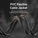 Vention HDMI kabelis 0.75M AACBE, 4K 60Hz, 18 Gbit/s, 3D, auksiniai jungtys, juodas