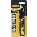 Dewalt kokkuklapitav fikseeritud tera nuga DWHT10992-0, must/kollane, metallist k&auml;epide, tera hoidmine k&auml;epidemes, 5 tera