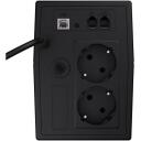 Green Cell UPS 600VA 360W UPS01LCD, 600 VA, 360 W, 12 V, 7 Ah, 2 x RJ-11, 1 x USB, 2 x C/F, 10 ms, Kaitse: ahel, termiline, pinge