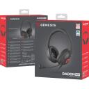 Genesis Austiņas Radon 800 NSG-1791, 40mm, 32&Omega;, 20-20kHz, 3.5mm, USB Type-A, iebūvēts mikrofons, apgaismojums