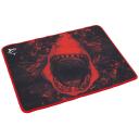 White Shark Hiirepad SKY WALKER M, 35cm, 32cm, 0.3cm, must ja punane, pehme, kummist, mikrokiud