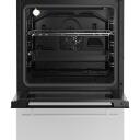 Beko Viryklė FSM51339DWDS, 60L, dujinė viryklė, elektrinė orkaitė, balta, 4 degikliai, A klasė, grilis, LED ekranas