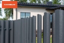 Профилированные металлические штакеты Polo PMx2 RAL7016 (матовый cерый антрацит) POLO_PMx2_RAL7016