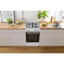 Gorenje Viryklė GG5A10WFFM, 70L, 4 degikliai, balta, 50cm, dujinė orkaitė, grilinimas