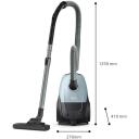 Philips tolmuimeja XD1142/10, 800 W, 3 L, silindriline, kuiv, tolmumiskott, HEPA filter, 77 dB