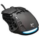 White Shark Pele ECTOR-B, 65g, 1.8m, 7200-12400 DPI, 7 pogas, USB 2.0, RGB apgaismojums