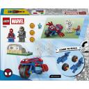 Lego Konstruktors 11206, 61 gab., Spidey un Degunradža minifigūras, motocikls, 4 g. vecumam