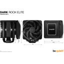 Be Quiet CPU Jahuti BK037, 2x135mm, 7 soojus toru, 280W TDP, ARGB, must