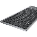 Dell Klaviatuur KB740 580-AKOZ, traadita, Titan hall, 3 nuppu, Bluetooth 5.0, QWERTY vene, AA t&uuml;&uuml;p