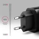 Axagon зарядное устройство ACU-QC18 18W 1&times; USB-A QC 3.0, Входное напряжение 100-240V, Защита питания, Черный