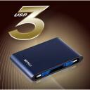 Silicon Power HDD cietā diska korpuss A80 SP020TBPHDA80S3B, 2000 GB, 2.5", USB 3.0, zila, triecienizturīgs, ūdensizturīgs