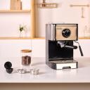 Black Decker Espresso kafijas automāts BXCO1200E ES9200010B, 1200 W, 1.2 L, 15 bāri, 2 tasītes, ar piena putotāju, ar zemējumu