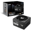 Asus TUF Gaming maitinimo &scaron;altinis 90YE00S3-B0NA00, 750W, 80 PLUS Gold, visi&scaron;kai modulinis, aktyvus au&scaron;inimas, 1 ventiliatorius
