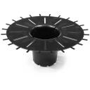 Lamela Lillepott Mira 9749140, &Oslash; 25 cm, 30 cm, 6.2 l, plastmass, valge v&auml;rv, siseruumide taimed