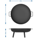 Tulekoldi komplekt Ø 58 cm kaanega ja konks-tikkega BROWIN 330498