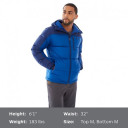Jaka Guides Down Hoody, izmērs: S, Surf/Arctic Navy, 0889169522956 MARMOT