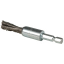 Antgalis su šepečiu 12mm, 1/4" HEX pinti plieniniai šereliai D-76738 MAKITA