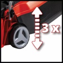 Bezvadu zāles pļāvējs, EINHELL, 3413157, 30 cm grie&scaron;anas platums, 3 augstuma regulē&scaron;anas līmeņi, 150 m&sup2; zālienam