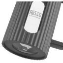 Resto French Press 90535, 1 L, pelēka, borosilikāta stikls, nerūsējo&scaron;ā tērauda filtrs, plastmasas vāks, ergonomiska rokturis