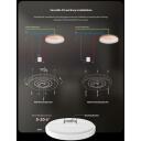 Aqara I&scaron;manioji lubų lempa T1M CL-L02D, Balta, 3 kg, ZigBee