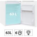 Manta Brīvstāvo&scaron;s ledusskapis ar saldētavu MM545DWH, 88l, 63l ledusskapis, 25l saldētava, E klase, 39dB