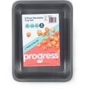 Progress cep&scaron;anas forma BW14453, 34.7cm, oglekļa tērauds, 3 priek&scaron;meti, sudrabains, nepiedego&scaron;s pārklājums