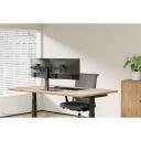 Neomounts monitors statīvs FPMA-D865DBLACK 10-27" 6 kg, regulējams augstums 352-462 mm, pagriežams 360&deg;, slīpums -20-20&deg;