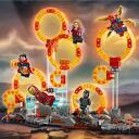 Lego Konstruktors 76323, 621 gab., 9 minifigūras, portāli, Thanos figūra