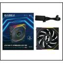 Lian Li Kompiuterio ventiliatorius UNI FAN TL G99.12TLLCD1W1B.00, 120mm, 12V, 2300RPM, 83.4cfm, FDB, RGB, juodas