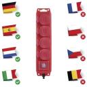Emos Pikendus P14231, 3m, 4x2P+PE IP44, 3680W, kumm/neopreen, l&uuml;litiga, laste kaitse