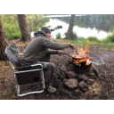 Direktora krēsls, augsta sēdpozīcija, saliekams galds, R591800, Origin Outdoors