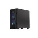 Endorfy Signum M30 Arvutikorpus EY2A020, 401mm, 205mm, 387mm, Micro ATX, 2x2.5" pesa, 1x120mm taga, 2x120mm ees, ARGB, must