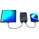 Port Connect Power Bank akumulators 907002, 20000 mAh, 5 V, 2.1 A, 2x USB A, 1x USB C, LCD displejs