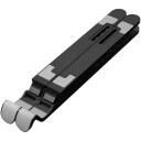 Sbox klēpjdatora statīvs CP-08, 15,6 collas, 15&deg; - 45&deg;, 185x260mm, 165g, plastmasa