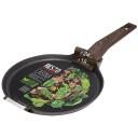 Resto Pannkoogipann 93025, 24 cm, 440 mm, 700 g, mati pruun, PFLUON, puidust k&auml;epide, induktsioonile sobiv, 1 tk