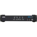 Aten KVM l&uuml;liti CS1764A-AT-G, 4 x KVM / audio, 1920 x 1200, 1 kohalik kasutaja, 2 x USB 2.0 keskjaam