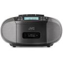 Jvc Radio atskaņotājs JVCRCE444B, 239mm, 260mm, 129mm, 2x2W, 30 iepriek&scaron; iestatītas stacijas, CD atskaņotājs, kasetofons