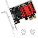 Axagon V&otilde;rgukaart PCEE-GIX 1GbE 1port, Intel I210, PCIe 2.1, RJ-45, 10/100/1000 Mb/s, Wake-on-LAN, Jumbo raami