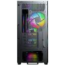 Montech Korpus X5M (B), Micro Tower, 1xUSB 3.0, 1xUSB 2.0, 3x120mm esif&auml;nnid, 1x120mm tagaf&auml;nn