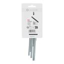 Seškanšu atslēgu komplekts KREATOR KRTH21801 1,5-10 mm, 9 gab., Hroma vanādijs, Plastmasas futlāris