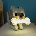 Paladone Minecraft Wolf GloBuddies valgus PP14761MCF, 14,3cm, mitmev&auml;rviline, LED, dimmerdatav, vabalt seisev