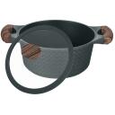 Resto kastrul 93901 2.4L, diameeter 20 cm, &uuml;mmargune, alumiinium, klaasist kaas, ergonoomilised k&auml;epidemed, induktsioonip&otilde;hi
